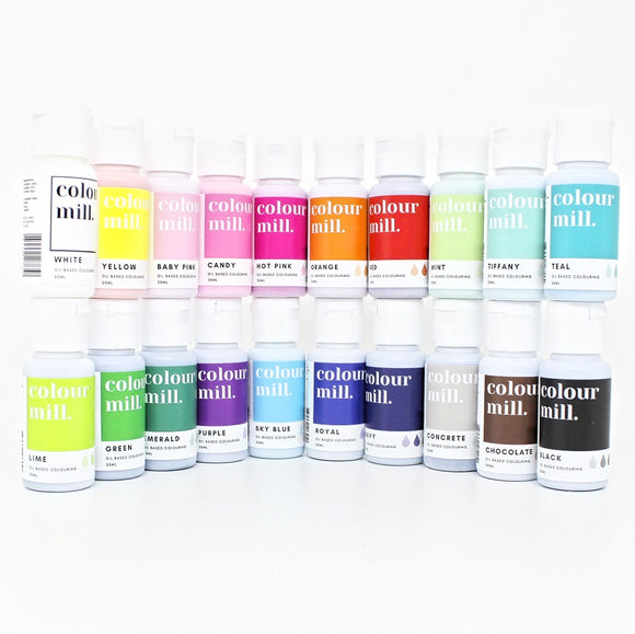 Colour Mill Next Generation Oil Based Food Colouring 20ml - Primary Colours  Pack of 6 : : Lebensmittel & Getränke