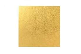Cake Board Thick Square Gold Assorted Sizes