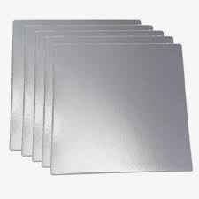 Cake Boards Masonite Square Silver Assorted Sizes