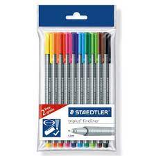 Staedtler Fineliners.