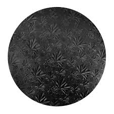 Cake Boards Thick - Black, Round, Assorted Sizes