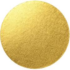 Cake Board Gold Masonite Round Assorted Sizes