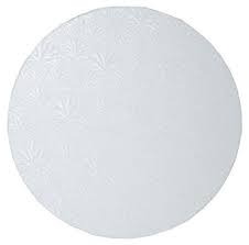 Cake Board Masonite Round White Assorted Sizes