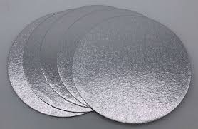 Cake Boards Masonite Round Silver Assorted Sizes