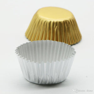Mini Muffin Foil Cups 60s