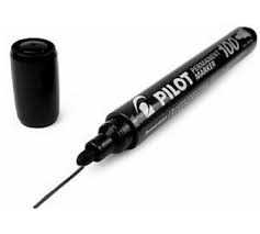 Pilot Permanent Marker Bullet Tip - Black