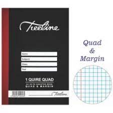 A4 Hardcover 1 Quire Quad And Margin 96 Page