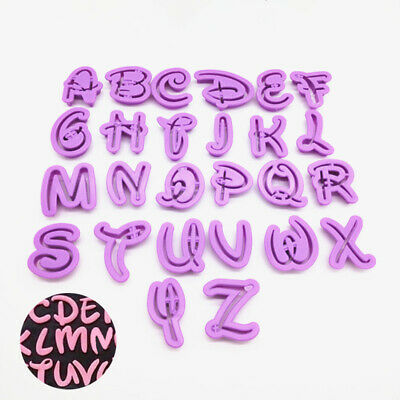 Disney Styled Alphabets Cookie Mould