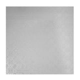 Square Masonite Cake Boards - Silver